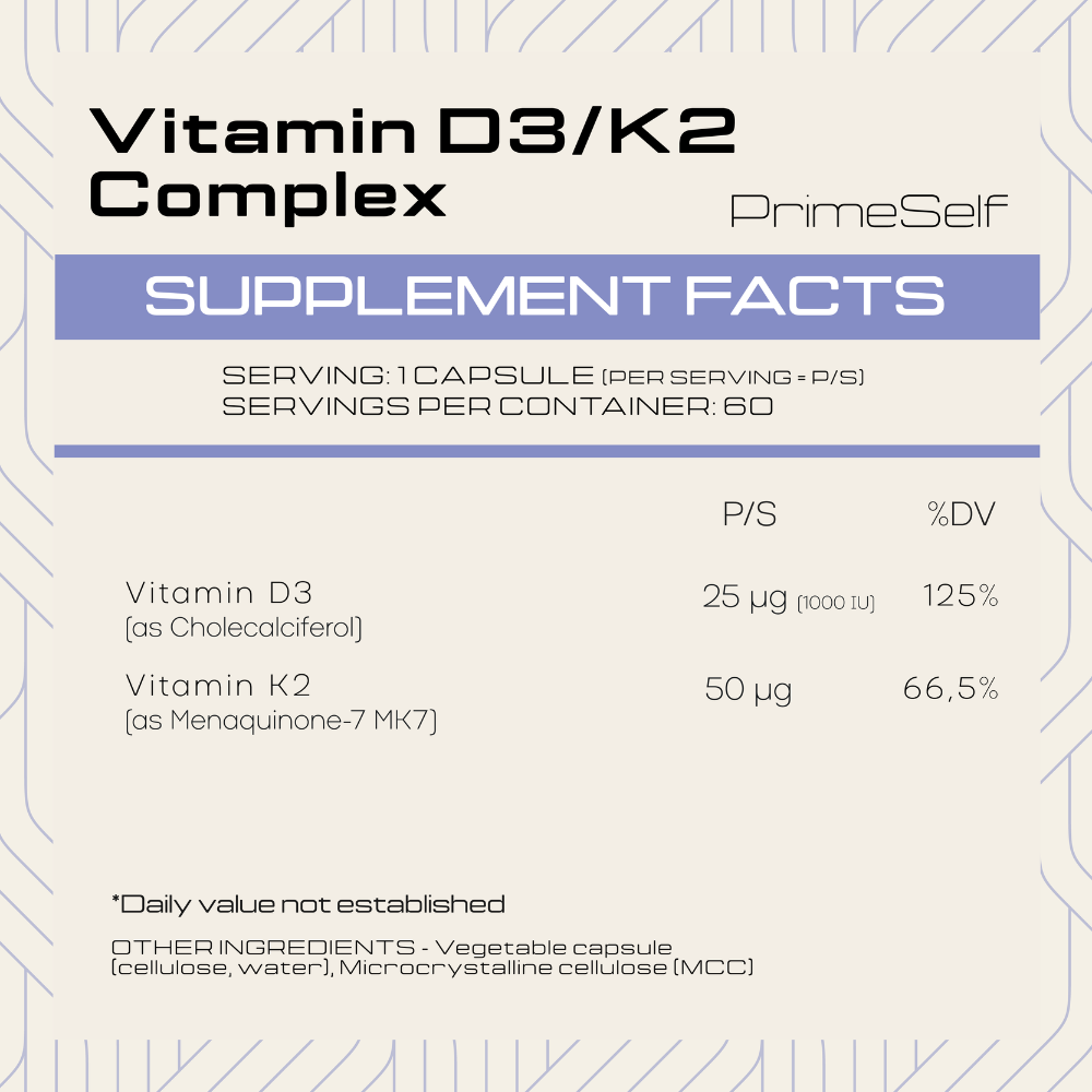 Vitamin D3/K2 Complex