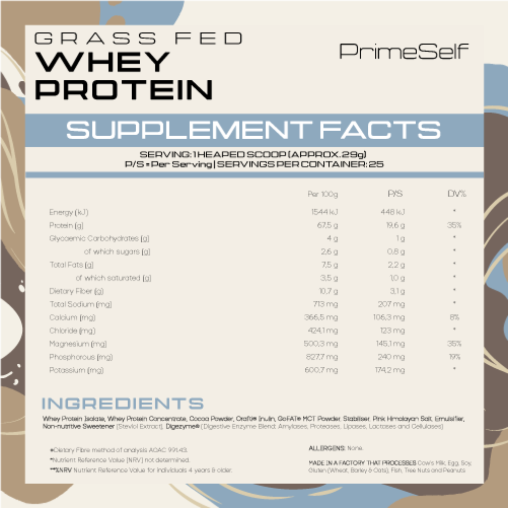 Grass-Fed Whey Protein