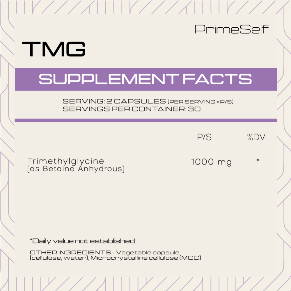 TMG (Betaine - Trimethylglycine)