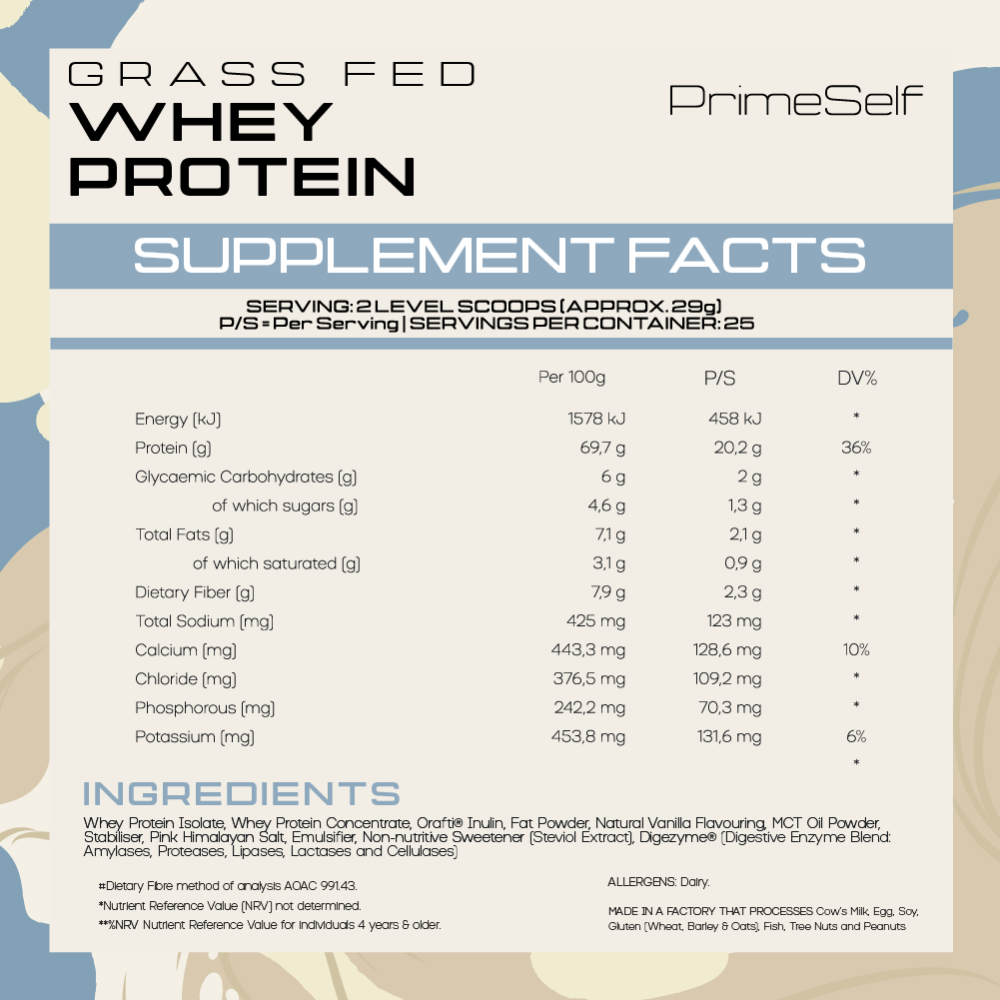 Grass-Fed Whey Protein