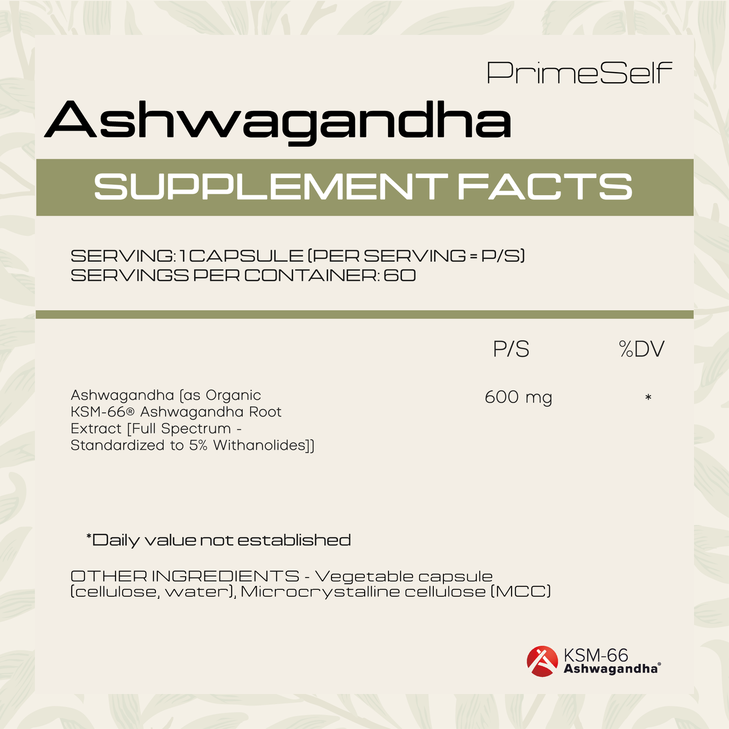 Organic Ashwagandha